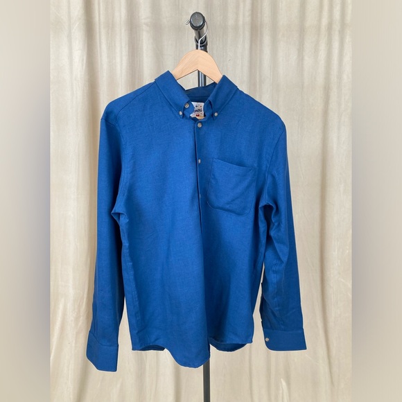 Naked & Famous Easy Shirt - French Linen Fine Canvas - Picture 3 of 8